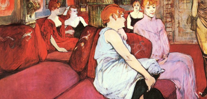 Au salon de la rue des Moilins-Toulouse Lautrec