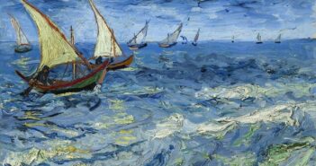 Vincent Van Gogh La mer aux Saintes Maries Saintes Maries de la Mer 1888 Musée d Etat des Beaux Arts Pouchkine Moscou