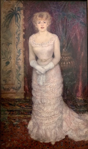 ©Portrait de Mademoiselle Jeanne Samary de Pierre-Auguste Renoir (1878) - Collection Morozov Fondation Vuitton Paris novembre 2021