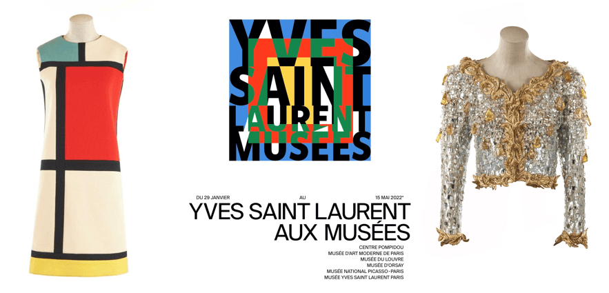 ©Exposition YSL aux musées - janvier à mai 2022 - Paris
