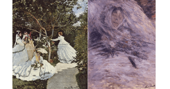 ©Wikipedia - Déjeuner dans le jardin et Camille sur son lit de mort de Claude Monet