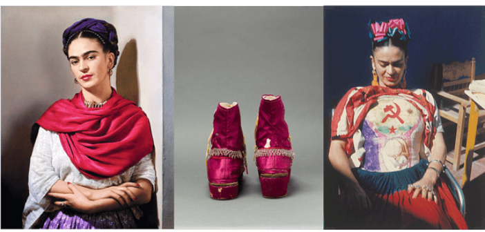 ©Frida Kahlo par Nickolas Muray - Bottines Museo Frida Kahlo - Frida en corset par Florence Arquin